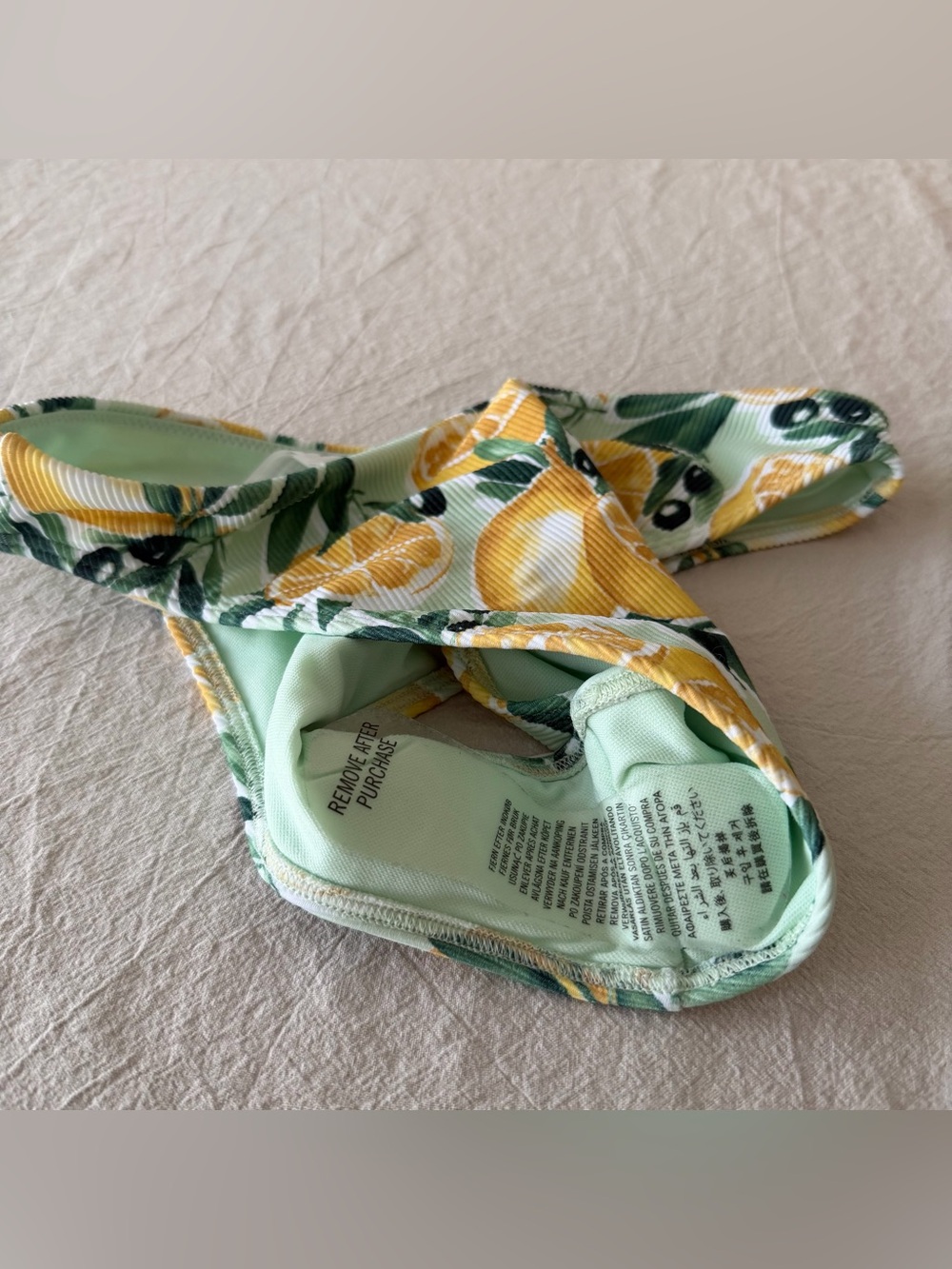 Abercrombie & Fitch Lemon Ribbed Bikini Bottoms - Picture 4 of 4